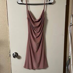 Beautiful backless mini dress